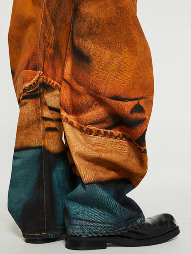 Acne Studios - 2006M Loose Fit Jeans in Rust Orange