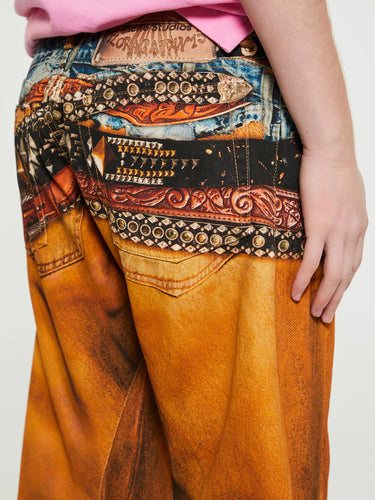 Acne Studios - 2006M Loose Fit Jeans in Rust Orange