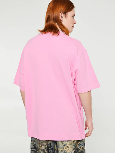 Acne Studios - Relaxed Fit Logo T-Shirt in Bubble Pink