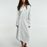 Acne Studios - Asymmetric Shirt Dress in Blue and White