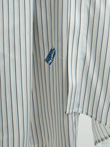 Acne Studios - Asymmetric Shirt Dress in Blue and White