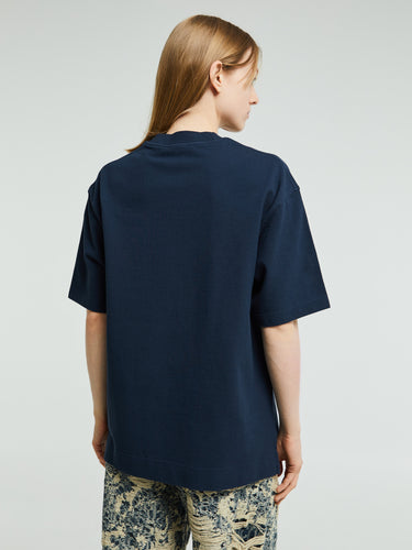Acne Studios - Logo T-shirt in Deep Blue