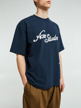 Acne Studios - Logo T-shirt in Deep Blue