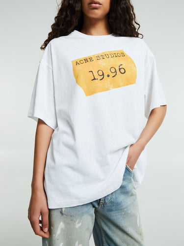 Acne Studios - Logo T-shirt in Optic White