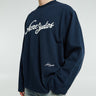 Acne Studios - Logo Crewneck in Deep Blue