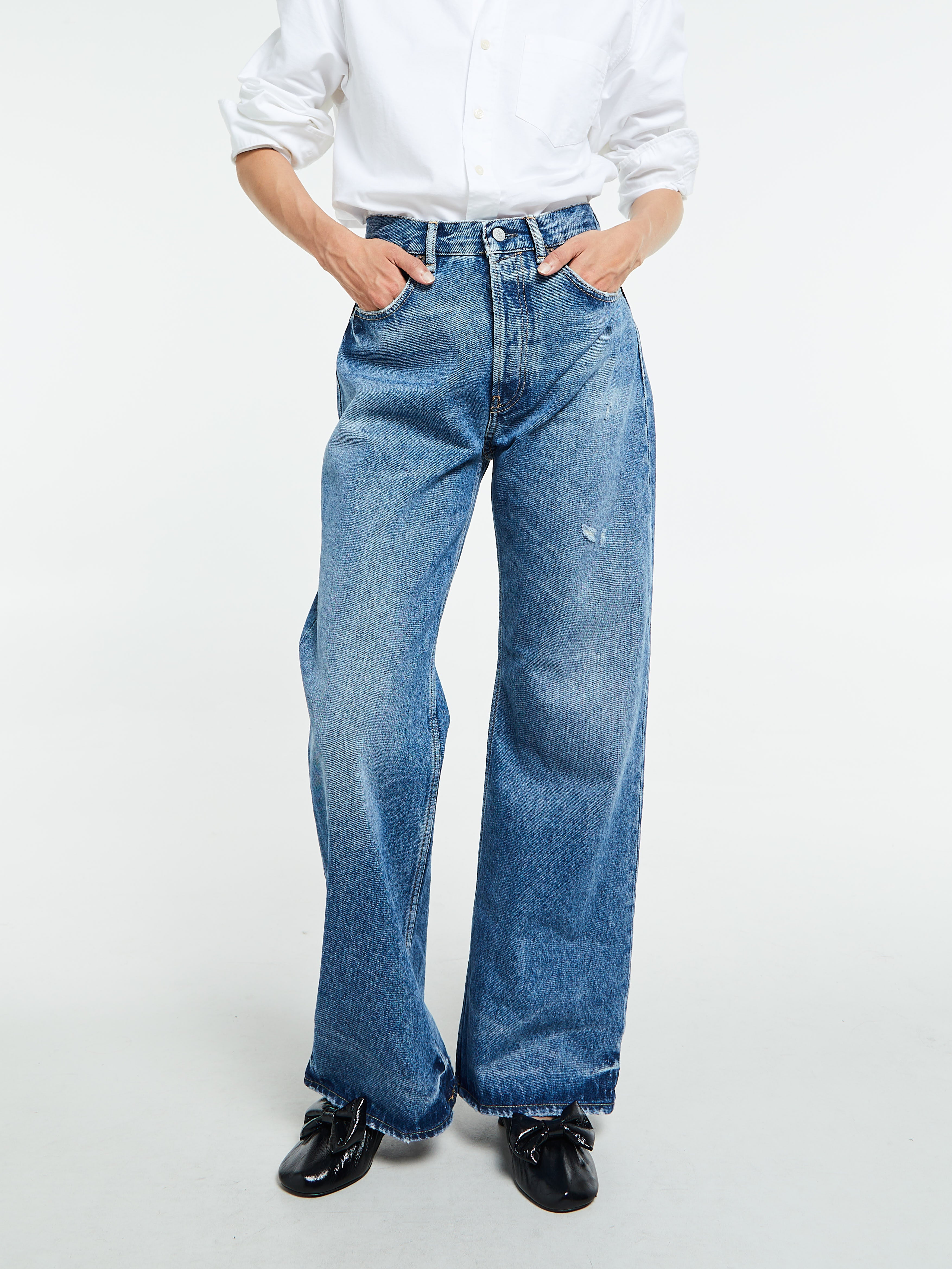 Acne Studios - 2021F Jeans in Mid Blue