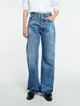 Acne Studios - 2021F Regular Fit Jeans in Mid Blue