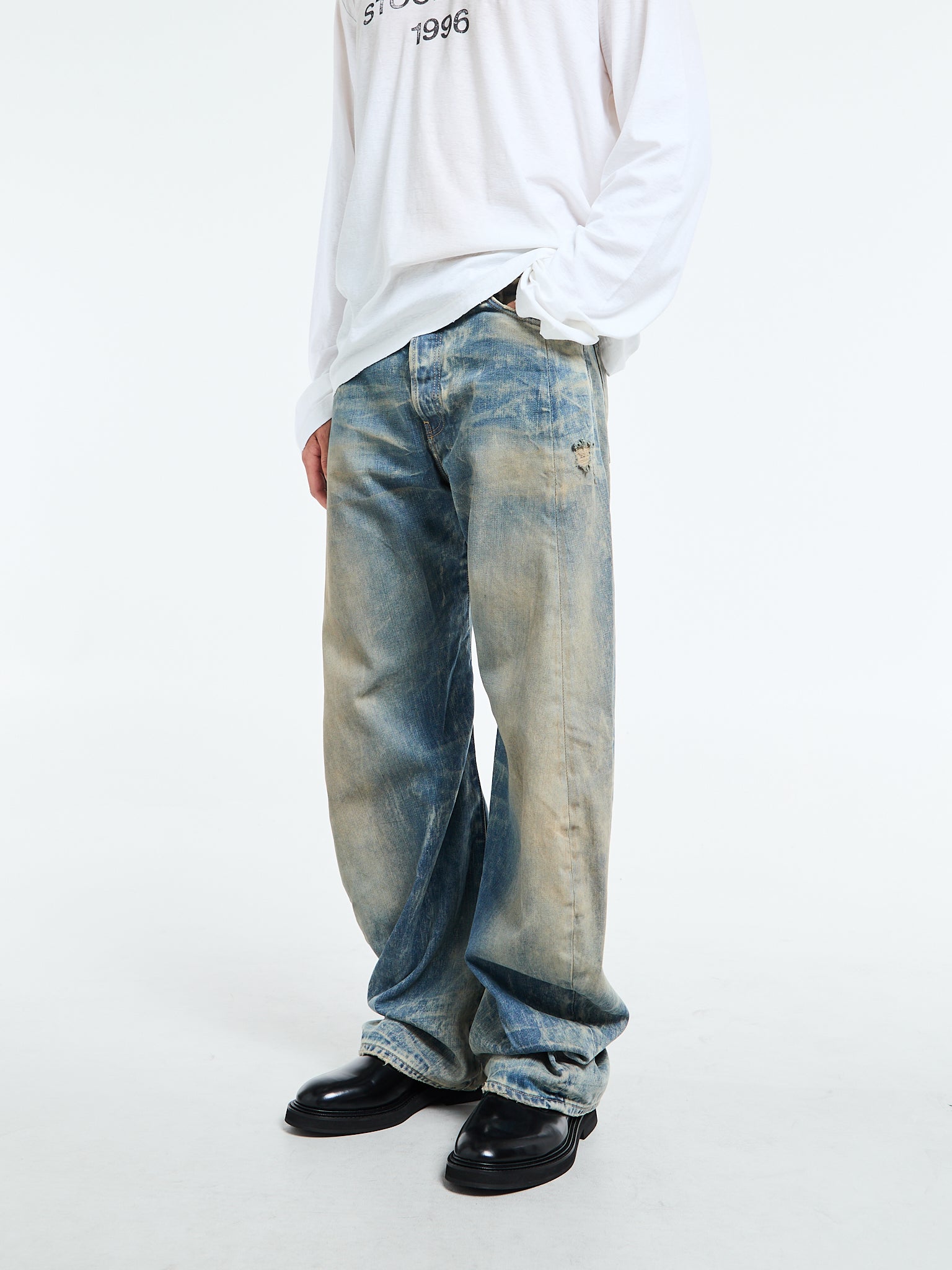 Acne Studios 2006M Relaxed Fit Jeans in Goldmine