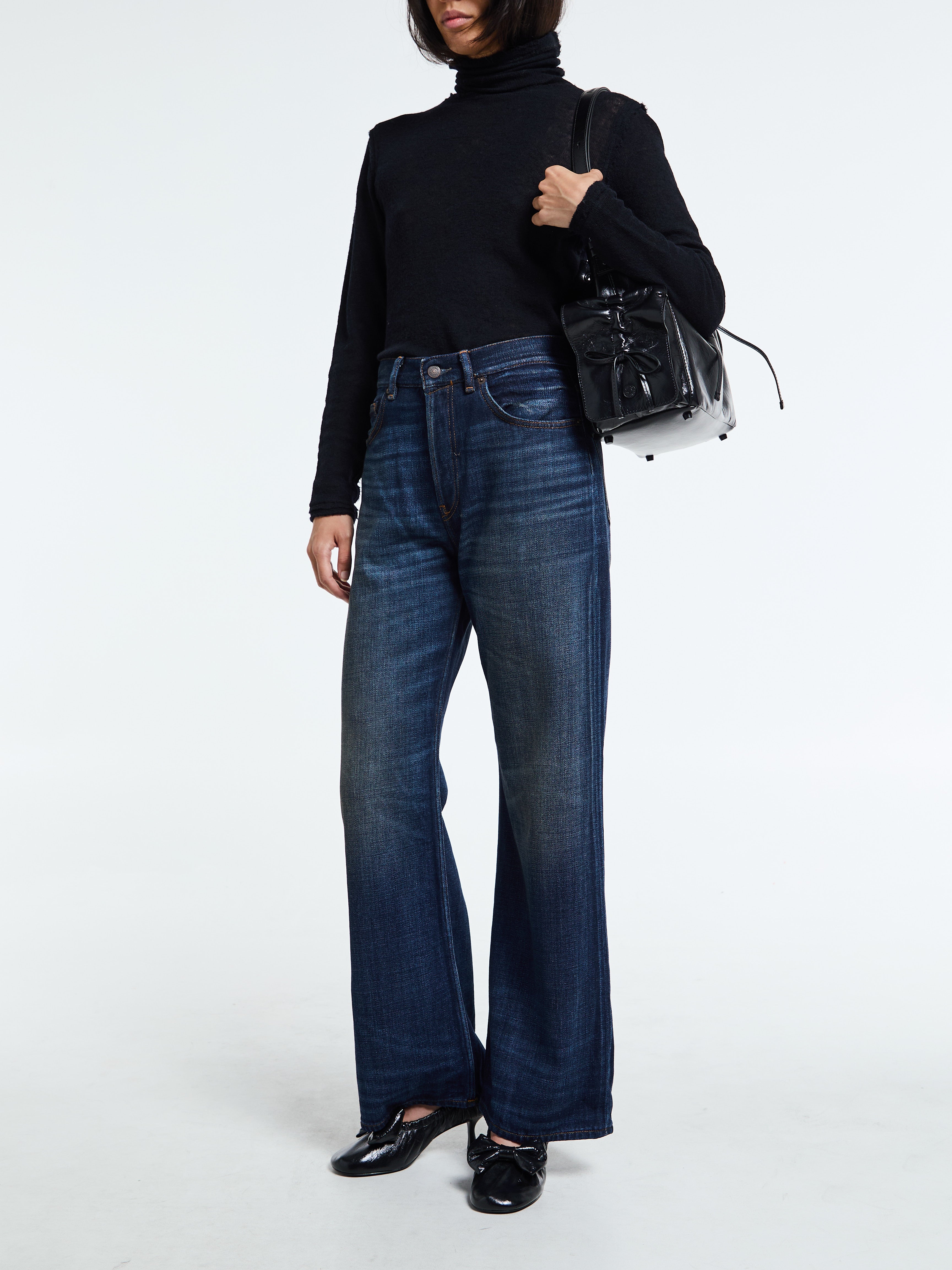Acne Studios - 2021F Regular Fit Jeans in Yoyogi Dark Blue