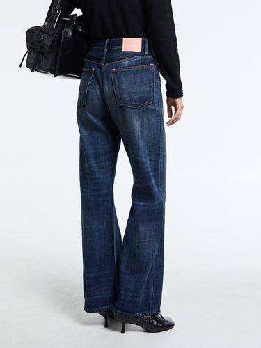 Acne Studios - 2021F Regular Fit Jeans in Yoyogi Dark Blue