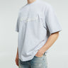 Acne Studios - Logo T-shirt in Pale Grey Melange
