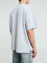 Acne Studios - Logo T-shirt in Pale Grey Melange