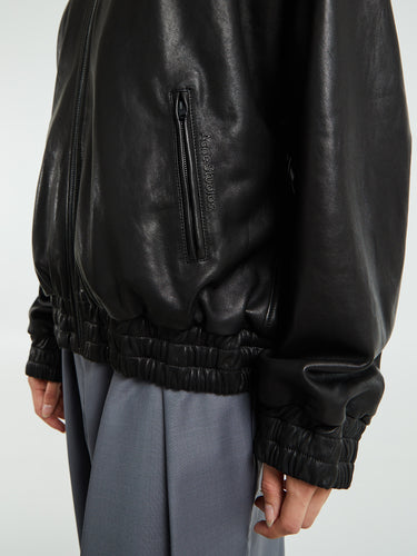 Acne Studios - Leather Jacket in Black