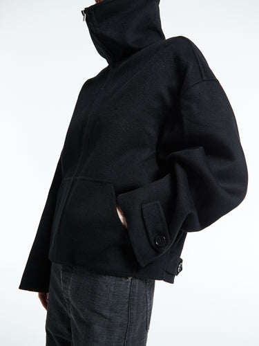 Acne Studios - Wool Zip Jacket in Black