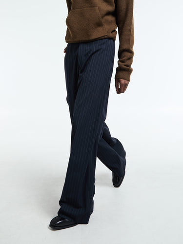 Acne Studios - Pinstriped Trousers in Navy