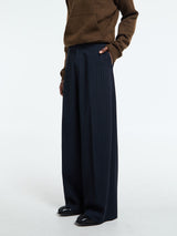 Acne Studios - Pinstriped Trousers in Navy