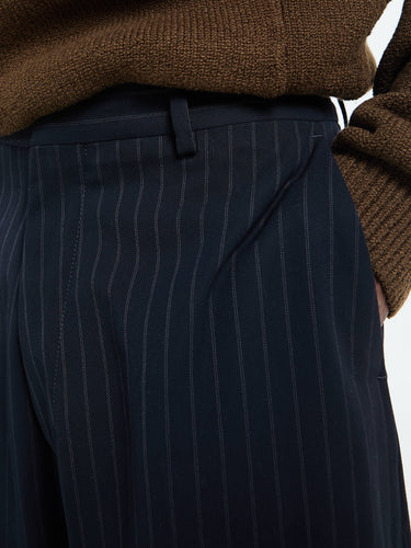 Acne Studios - Pinstriped Trousers in Navy