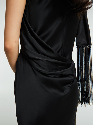 Acne Studios - Satin Dress in Black