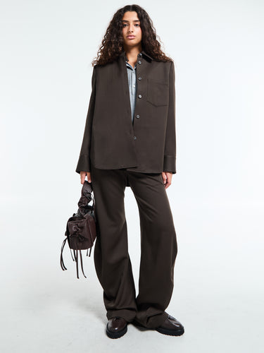 Acne Studios - Suit Trousers in Brown