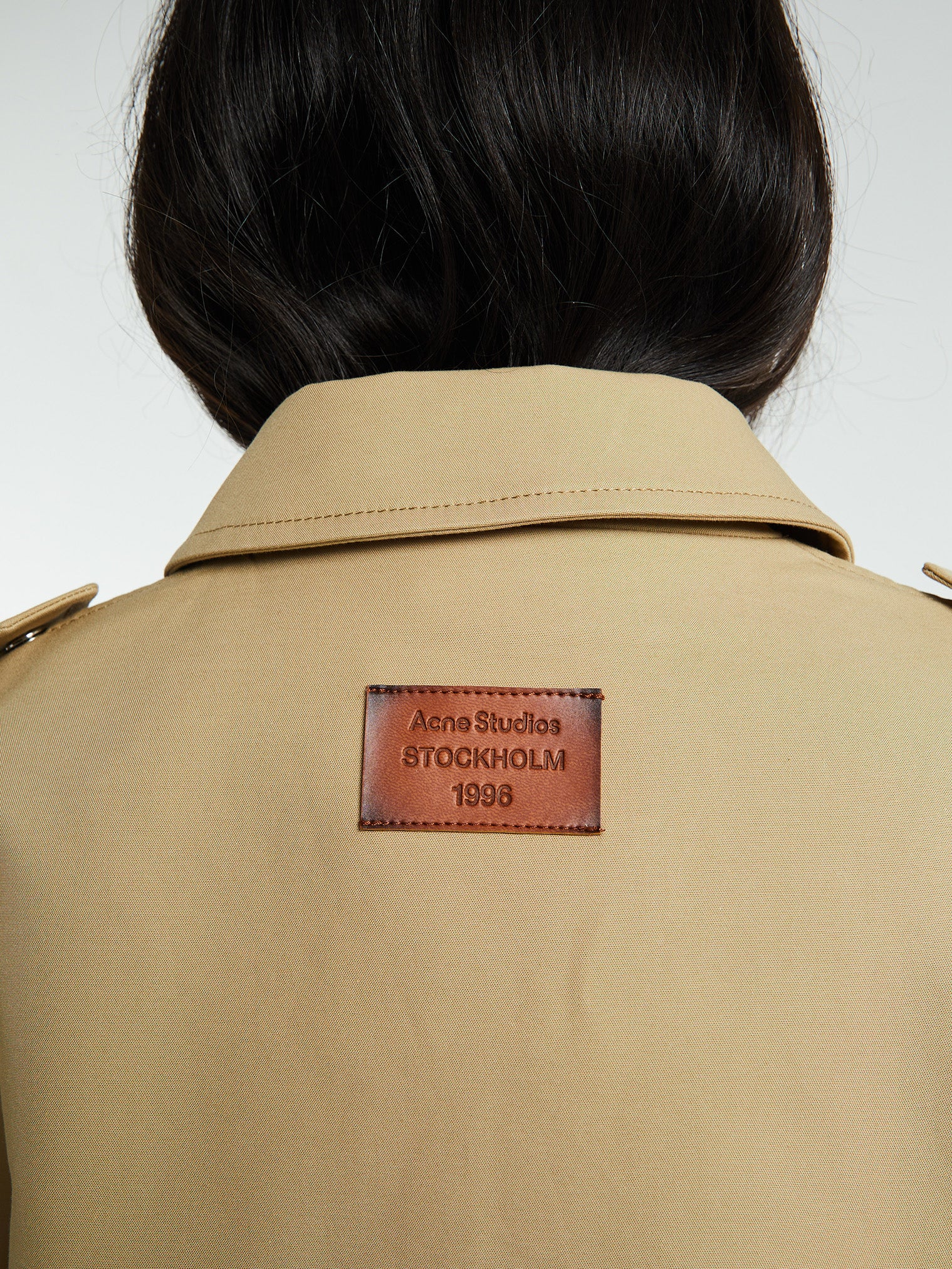 Acne Studios - Cotton Satin Jacket in Beige
