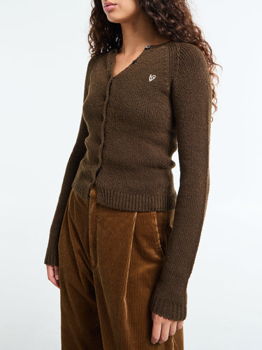 Acne Studios - Cardigan in Antique Brown