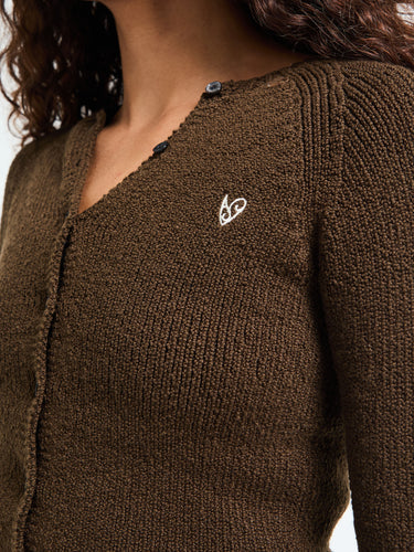 Acne Studios - Cardigan in Antique Brown