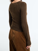 Acne Studios - Cardigan in Antique Brown