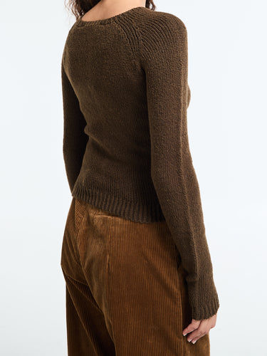 Acne Studios - Cardigan in Antique Brown