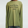 Acne Studios - Relaxed fit Logo T-shirt in Olive Green