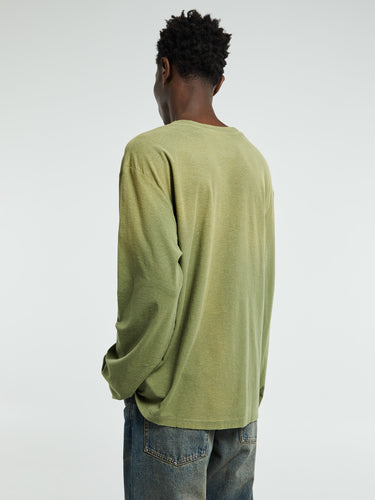 Acne Studios - Relaxed fit Logo T-shirt in Olive Green
