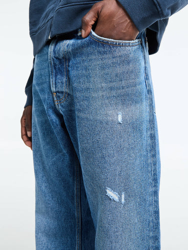 Acne Studios - 2010M Regular Fit Jeans in Mid Blue