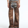 Acne Studios - Printed Jeans in Blue and Brown