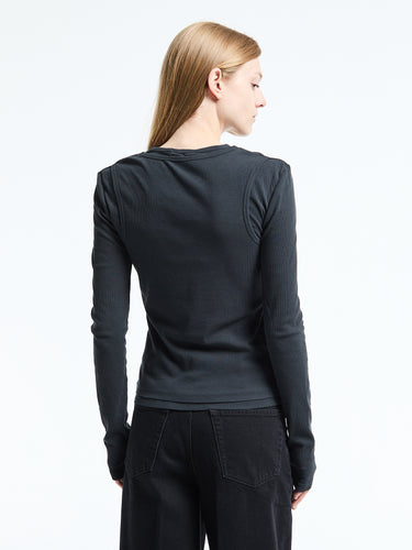 Acne Studios - Layered Longsleeve T-shirt in Black