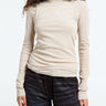 Acne Studios - Layered long-sleeve t-shirt in Oatmeal Beige