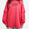 Acne Studios - Sweatshirt in Bright Red