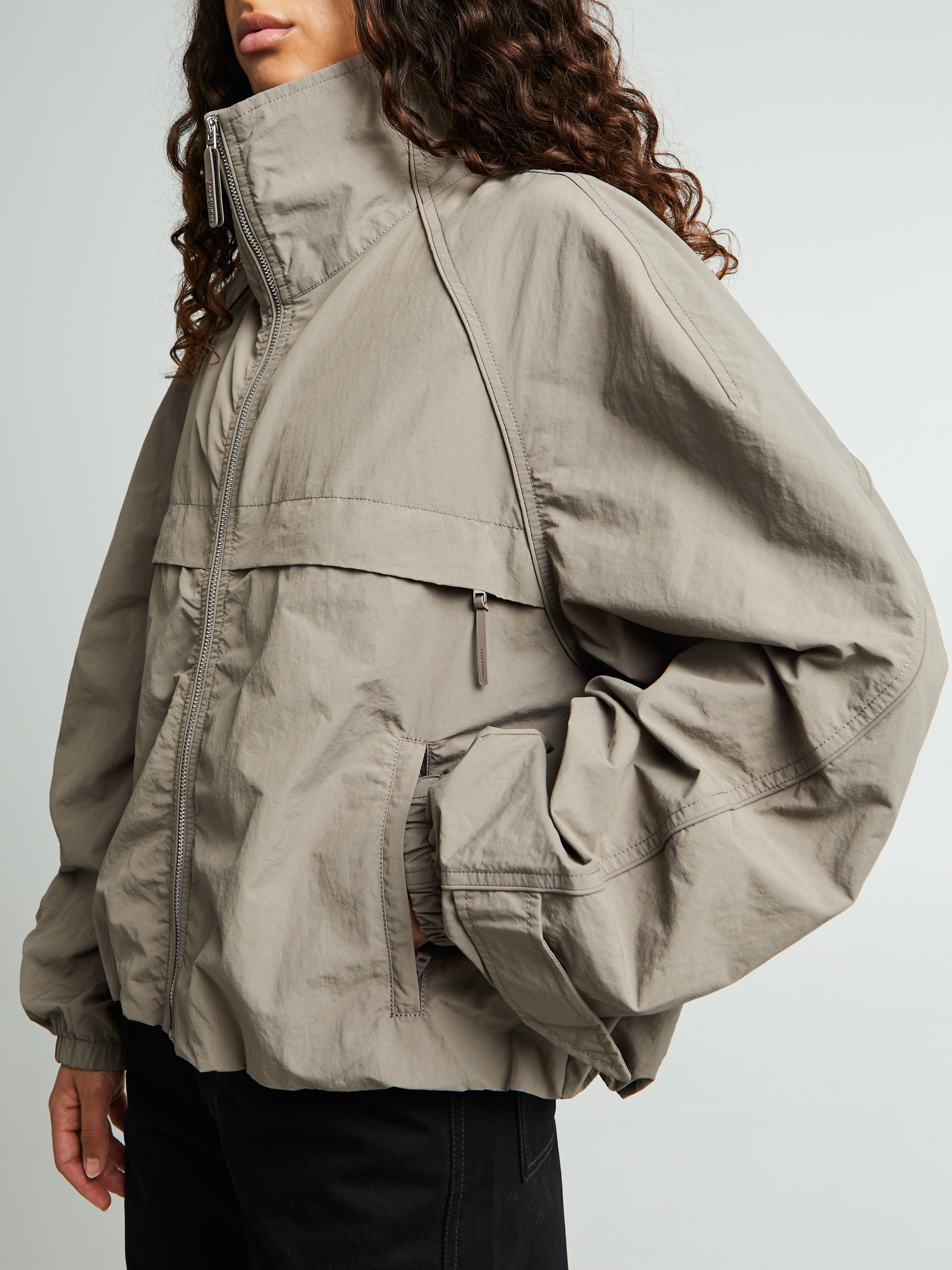 Jacket in Mud Grey