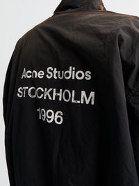 Acne Studios - Logo Zipper Jacket in Black