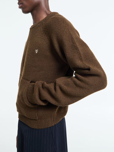 Acne Studios - Crewneck Jumper in Brown