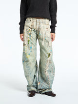 Acne Studios - Jeans in White and Green