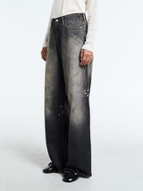 Acne Studios - 1981U Loose Fit Jeans in Black Trafalgar