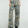 Acne Studios - 1981 U Denim Distressed Monogram Jeans in Mid Blue