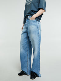 Acne Studios - 1981 U Jeans in Light Blue Vintage