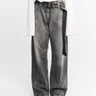 Acne Studios - Belted Jeans in Washed Black