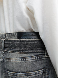 Acne Studios - Belted Jeans in Washed Black