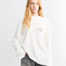 Acne Studios - Longsleeved Logo T-Shirt in Optic White