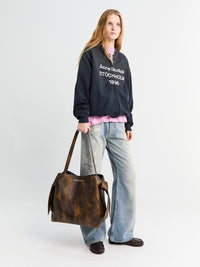 Acne Studios - Musubi Midi shoulder bag in Ochre Yellow