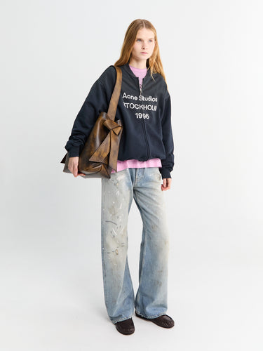 Musubi Midi shoulder bag in Ochre Yellow