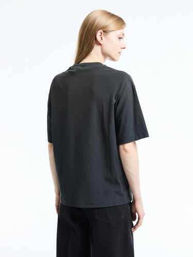 Acne Studios - Relaxed Fit Logo T-Shirt in Faded Black