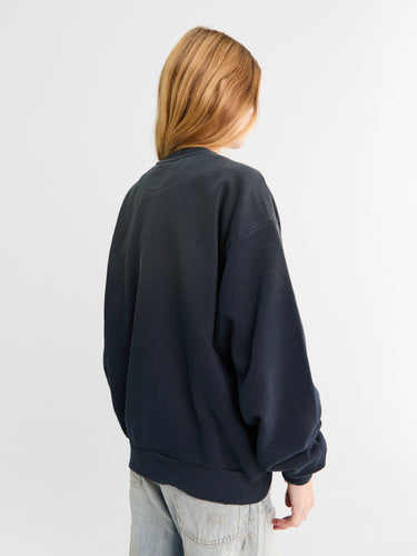 Logo Zip Sweatshirt in Black