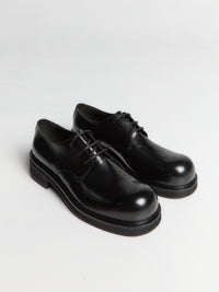 Acne Studios - Leather lace-up shoes in Black